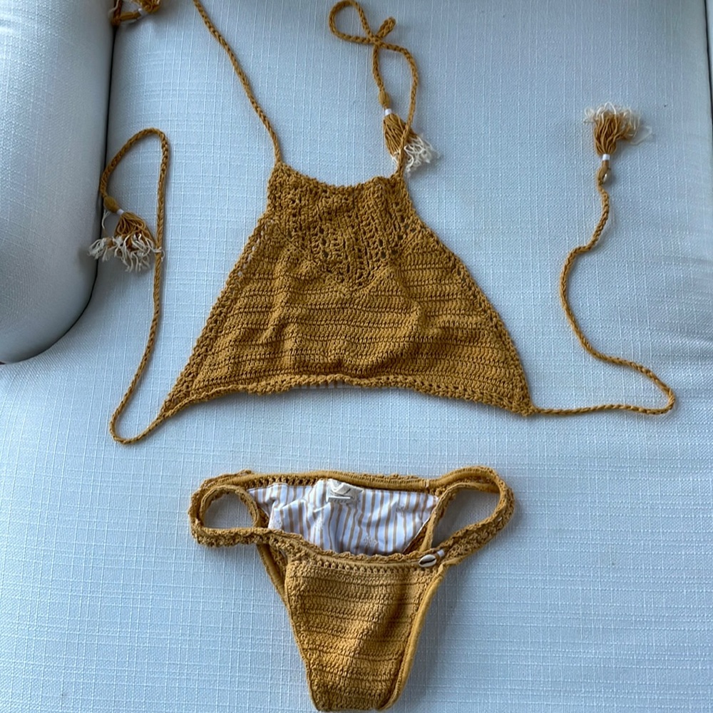 Never Worn She Made Me crochet bathing suit